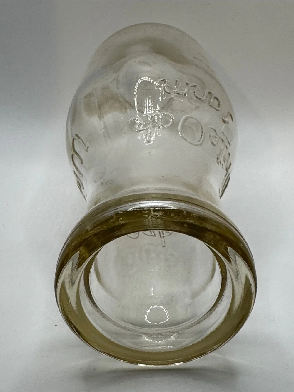 Vintage Clear “White Oak Farm” Glass Milk Bottle - Picture 6 of 9